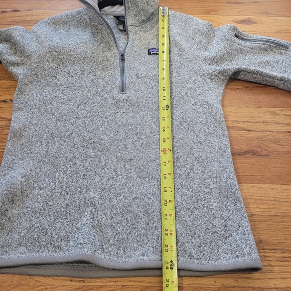Patagonia Womens Better Sweater‎ Quarter Zip Small Gray Fleece Zippered Pocket - Picture 11 of 11
